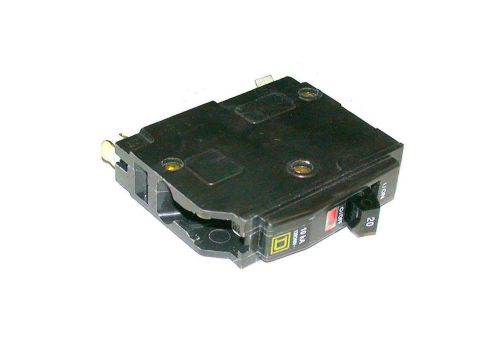 Square d 20 amp single pole circuit breaker 120/240 vac  q0120 (13  available) for sale