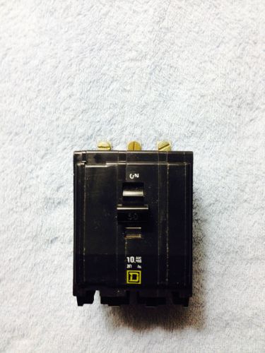 Square D QOB350  Bolt-On Circuit Breaker  50 amp 3 pole