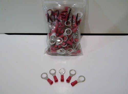 22-16 Gauge 5/16 hole red ring crimp terminal ***25 PACK***