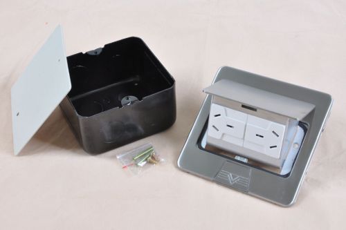 Go duplex pop-up floor ground outlet socket receptacle new for sale