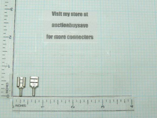 50 female quick disconnect terminals .250&#034;  19016-0009 non-insulated 22-18 for sale