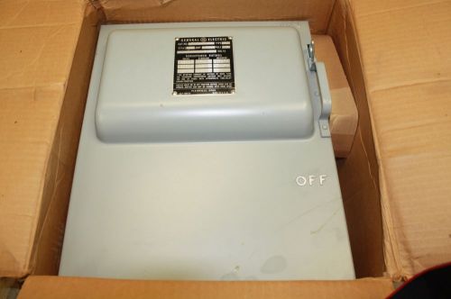 GE 30 AMP, 460 / 600 VOLT HEAVY DUTY SAFETY SWITCH TC72461