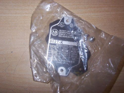 NEW ALLEN BRADLEY 802T-K SER. D OILTIGHT LIMIT SWITCH COVER