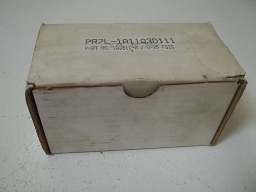 GO INC. PR7L-1A11A3D111 PRESSURE REGULATOR *NEW IN A BOX*