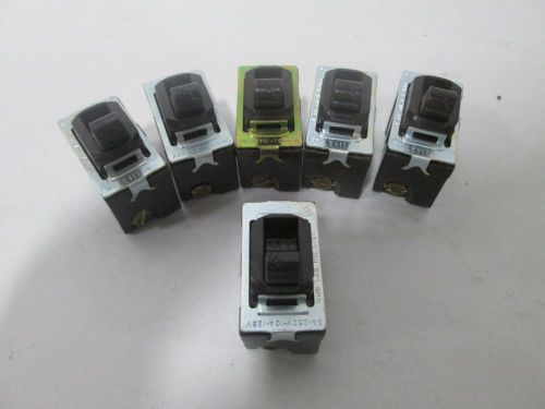 LOT 6 NEW LEVITON 1750T TOGGLE SWITCH 125/250V-AC 10/5A AMP D288050