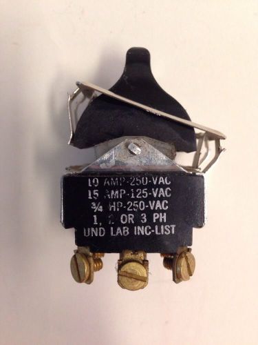 NEW CARLING 10A 250 VAC 15A 125 VAC 3/4HP 250 VAC 1,2,3 PHASE SWITCH