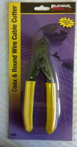 Platinum Tools 10500 Coax &amp; Round Wire Cable Cutter