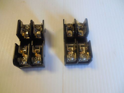 LOT OF 2 GOULD SHAWMUT FUSE HOLDER 30322 600V 30A 30 A AMP