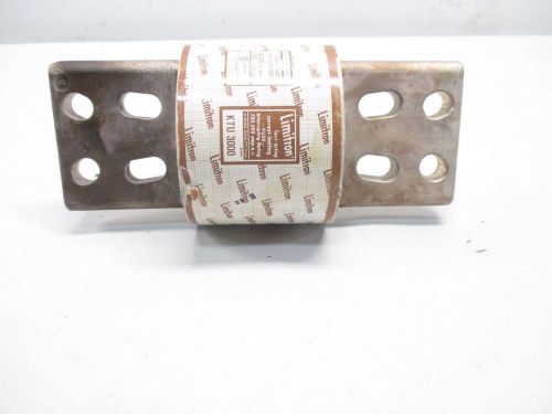 New cooper bussmann ktu-3000 limitron 3000a amp 600v-ac fuse d435206 for sale