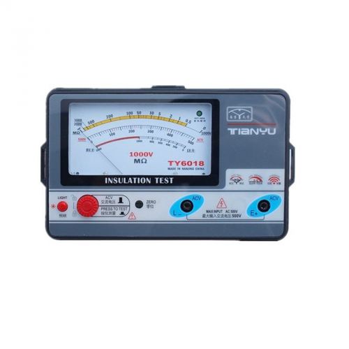 6045  100v-250v-500v-1000v  insulation resistance tester for sale