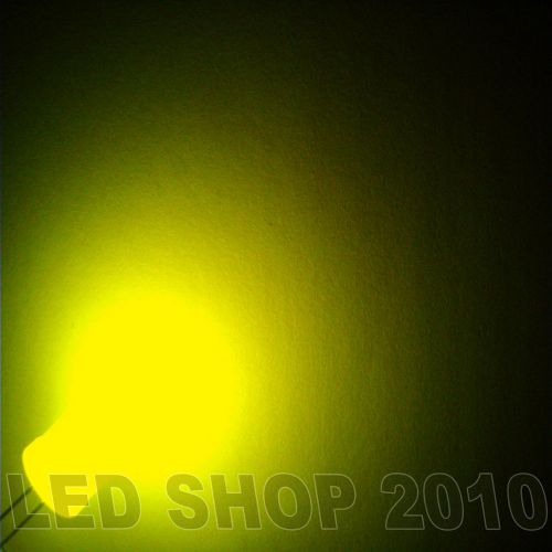 1000 pcs 10mm Yellow 2pin Round top Diffused LED 4K MCD Bulb Light