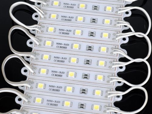 1000PCs (500 feet) COOL WHITE 5050 SMD 3LED Module Waterproof  US Seller