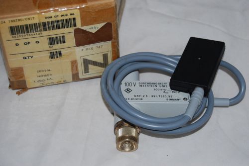 R&amp;S Rohde &amp; Schwarz URY-Z4 RF Probe 100V Insertion Unit 100 kHz - 2 GHz