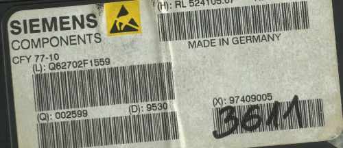 25x CFY77-10 20GHz TRANSISTOR MW-4 SIEMENS (A-3611)