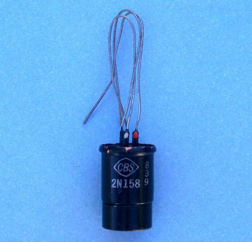 2N158 CBS  3 A, 60 V, PNP, Germanium, POWER TRANSISTOR, SCARCE - Vintage NOS