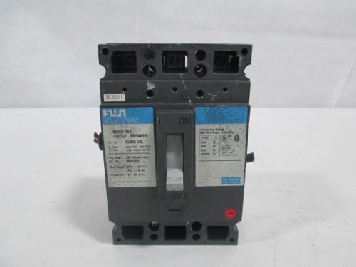 FUJI BU3EHC-015L 3P 15A AMP 600V-AC CIRCUIT BREAKER D204336