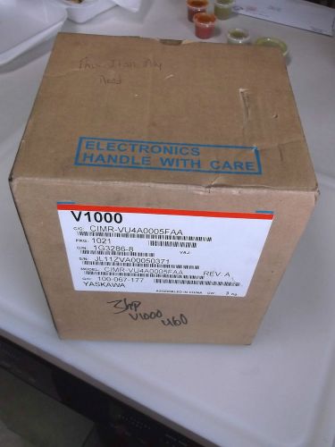 Yaskawa Electric AC Srvo Drive V1000 CIMR-VU4A0005FAA 1G3286-8 NIB