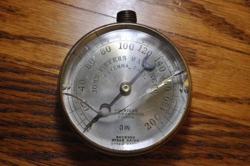 Steam gauge 200 - John F. Byers Manufacturing Co. / Bourdon Steam Gauge