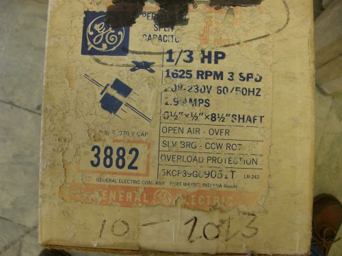 GE Motors 1/3 HP Permanent Split Capacitor 3882