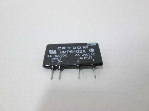 New crydom dmp6402a relay 3-6v-dc 240v-ac 3a amp d343774 for sale