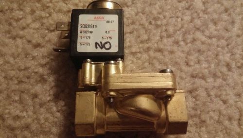 ASCO NORMALLY OPEN SOLENOID VALVE SC8238S414 3/8&#034; 120V AC NEW! LAST ONE!