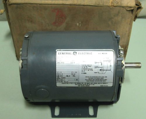 NEW / NOS GE Electric Motor 5KH35FN124 / H-114 Nema Frame 48 1/3 HP 3450 RPM