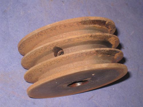 Delta Rockwell UNISAW 3 BELT MOTOR PULLEY  3 5/8&#034; 3/4&#034; Shaft  21F2