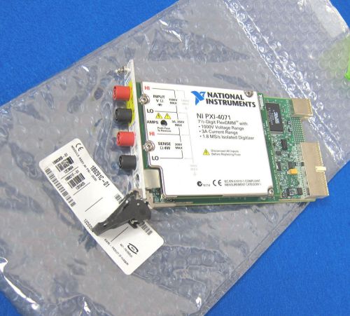 National instruments ni pxi-4071 flexdmm 7 1/2 digit digitizer 1000v range for sale