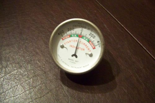 Vintage Hoyt Electrical Instrument Model 627 Starter Current Indicator Gage