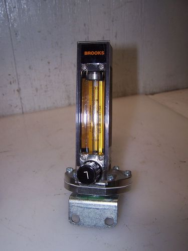 NEW BROOKS GLASS TUBE SCFH FLOWMETER MODEL 1350 1350FBA7CNV1A