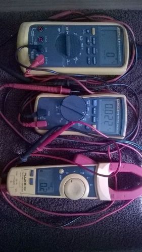 Fluke 116 true RMS multimeter Fluke 336 True RMS Clampmeter and a Fluke 87