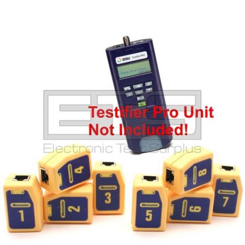 Test-um jdsu testifier pro tp650 tp610 network remote identifiers set 1-8 for sale