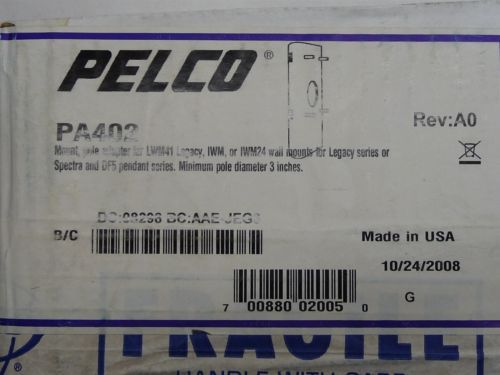 NEW 11*PELCO PA402 SPECTRA LEGACY POLE MOUNT ADAPTER IWM IDM4018 LWM41 PA-402