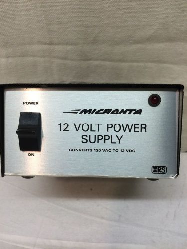 MICRONTA 12 VOLT POWER SUPPLY 22-127-D