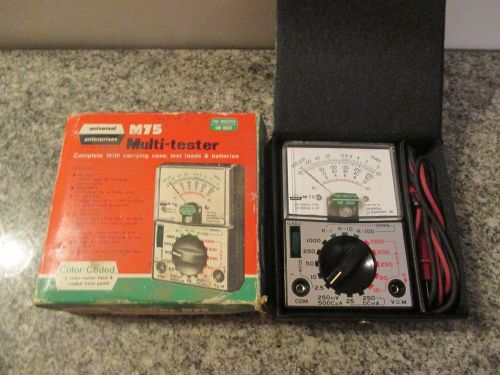 Universal Enterprises M75 Multimeter Multi - tester