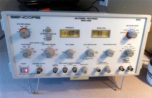 Sencore SG80 AM FM Stereo Analyzer With Test Leads