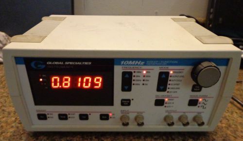 Global Specialties 10MHZ Sweep/Function Generator