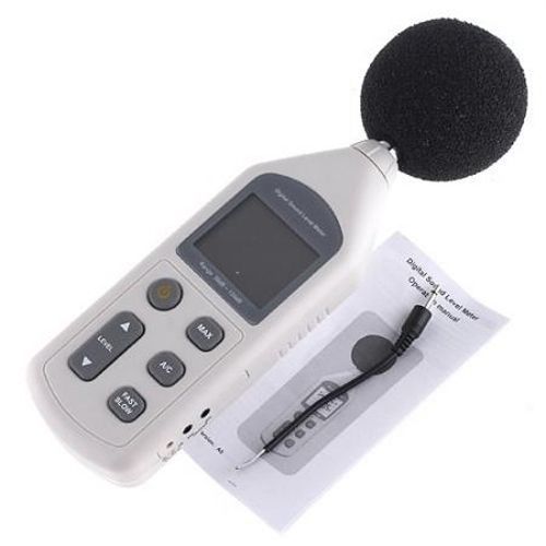 Quality Display Sound Noise Level Meter Tester Decibel Logger 30-130dB !