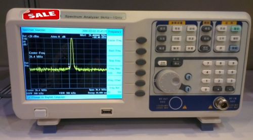 Digital Spectrum Analyzer 9KHz-1GHz &amp; Tracking Generator 6.5&#039;&#039;TFTLCD USB LAN VGA