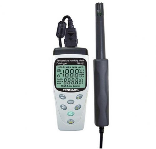 TENMARS TM-182 Temperature &amp; Humidity Meter with Datalogging Function Brand New