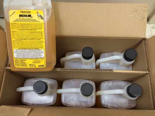 Box Of 6 Qt Johnson Wax Professional Heavy-Duty Degreaser BREAK-UP Accumix