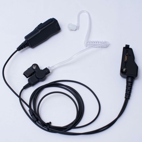 2-Wire Acoustic Ear Tube Surveillance Kit PTT for Kenwood TK-380/385/390/480/481
