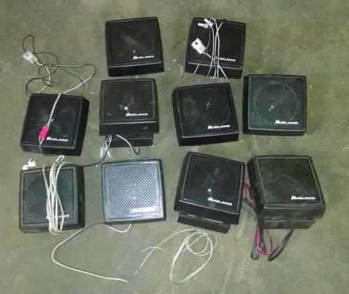 Lot of 10 Midland LMR Mobile Radio External CB Speaker 70-2353 70-2355 21-406