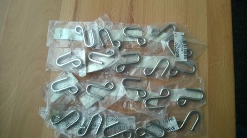 3/16 316SS Closed eye s-hook 02066207 RF50 *LOT OF TWENTY*