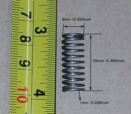 50ea 210Compression Springs SUS 0.354&#034; OD X0.905&#034; FL YUHAN SPRING