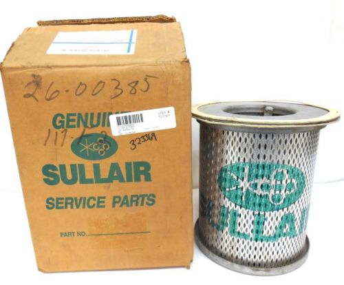 GENUINE SULLAIR, AIR FILTER ELEMENT, 250034-155, 8.25&#034; LENGTH, 8&#034; DIAMETER