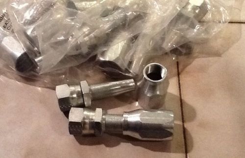 Eaton weatherhead 24710n-610 (8pcs) 1/2 hose x 5/8 jic swivel fittings for sale