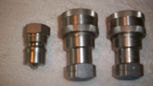 Parker-Hannifin Quick Hydraulic Coupler SH462W (3) Pieces