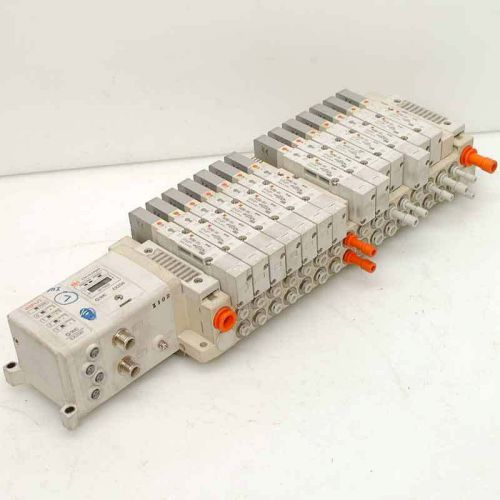 14 smc vqc2000-series pneumatic solenoid valves +devicenet interface ex250-sdn1 for sale