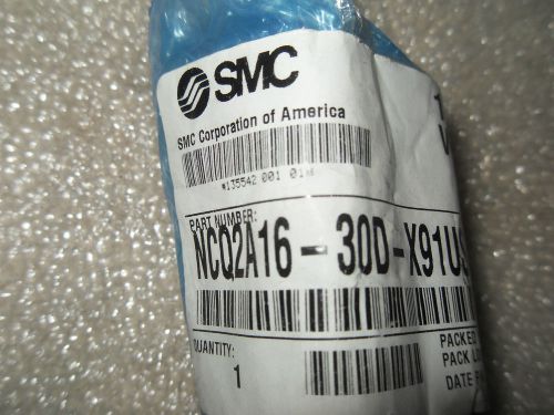 (Y4-1) 1 NIB SMC NCQ2A16-30D-X91US COMPACT PNEUMATIC CYLINDER